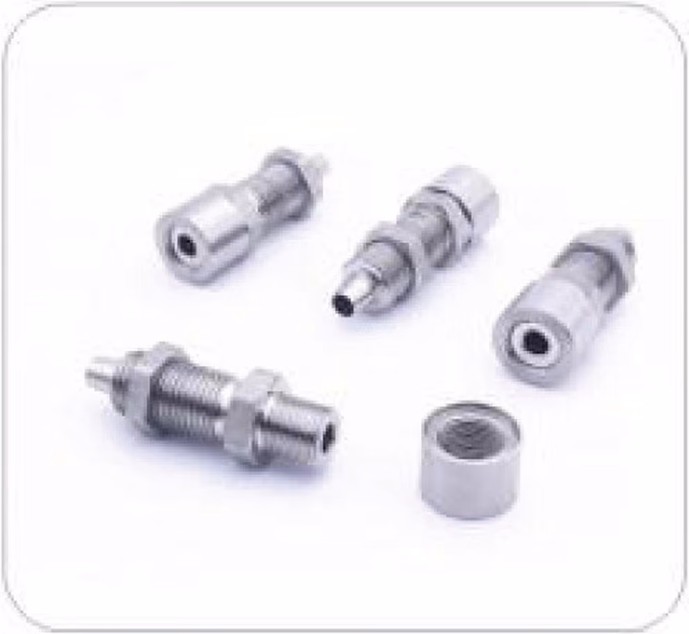 Precision-machined stainless fittings — custom CNC parts