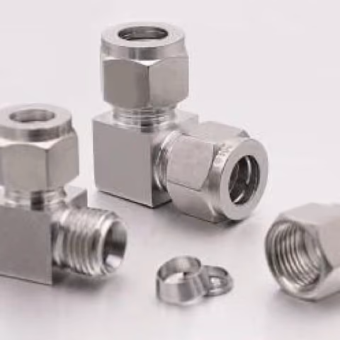 Compression Union Elbow — FerruleX stainless steel fittings