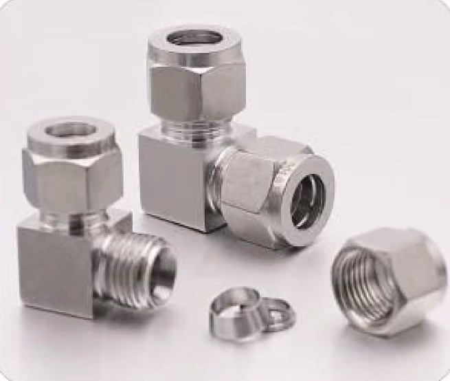 Compression Union Elbow — FerruleX stainless steel fittings