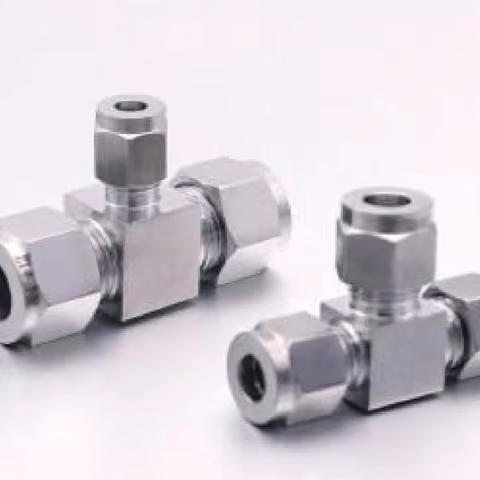 Compression Reducing Tee — FerruleX stainless steel fittings
