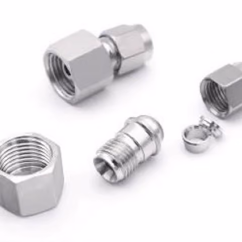 Cylinder Connector — FerruleX stainless steel fittings