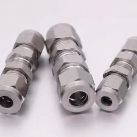 Compression Bulkhead Union — FerruleX stainless steel fittings
