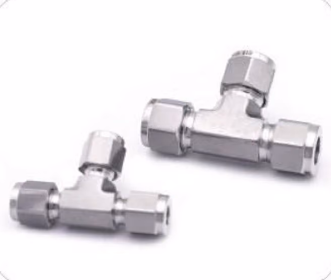 Forged Compression Tee — FerruleX stainless steel fittings