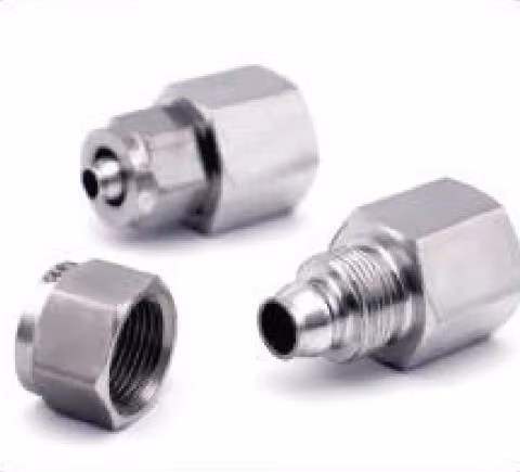 Quick-Screw Female Connector — FerruleX stainless steel fittings