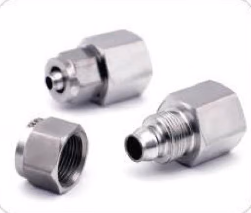 Quick-Screw Female Connector — FerruleX stainless steel fittings