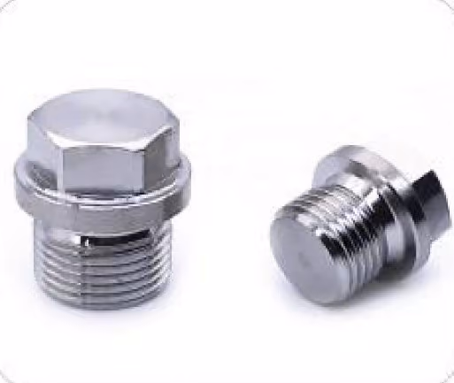 Flanged Hex Head Plug — FerruleX stainless steel fittings