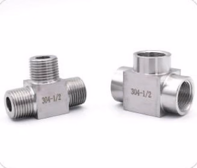 Instrumentation panel with threaded stainless fittings