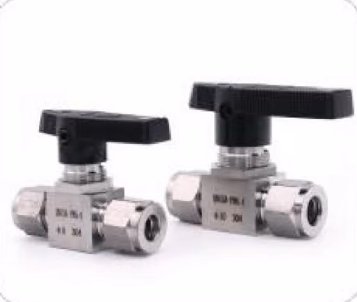 Straight Compression Ball Valve — FerruleX stainless steel fittings