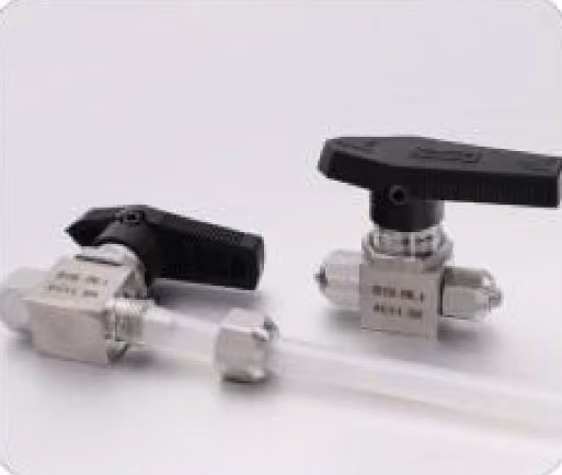 Straight Quick-Screw Ball Valve — FerruleX stainless steel fittings