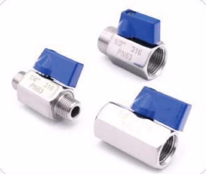 Mini Ball Valve — FerruleX stainless steel fittings