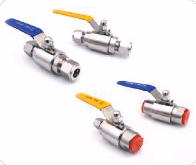 Air-Source Ball Valve — FerruleX stainless steel fittings