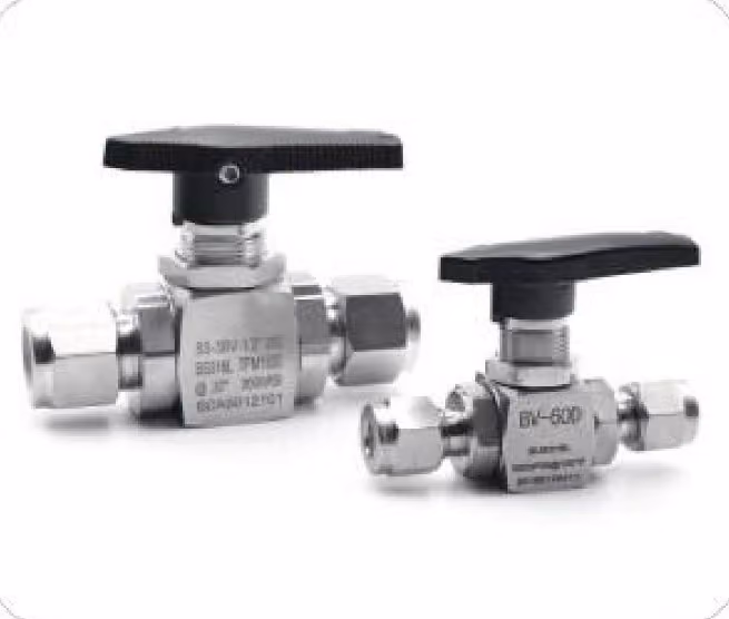 High-Pressure Compression Ball Valve — FerruleX stainless steel fittings