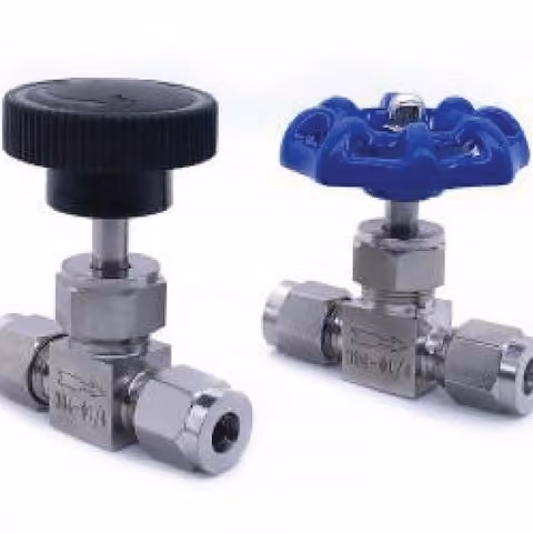 Straight Compression Needle Valve — FerruleX stainless steel fittings