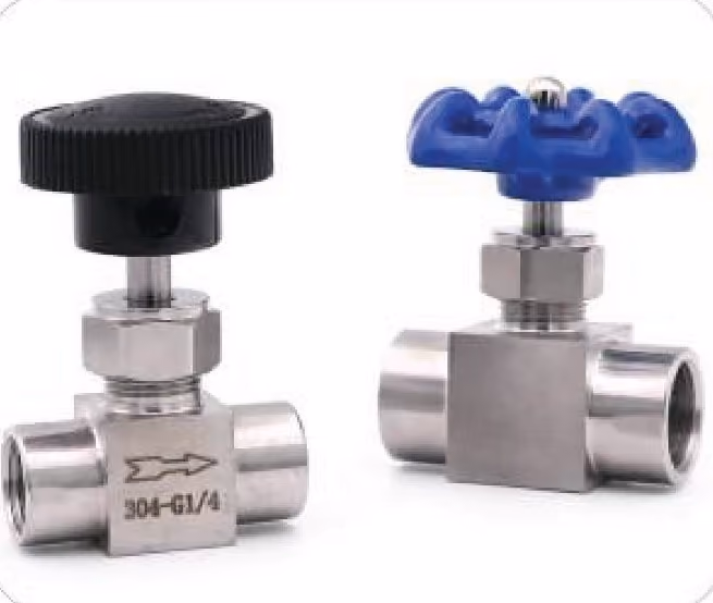 Straight Female Needle Valve — FerruleX stainless steel fittings
