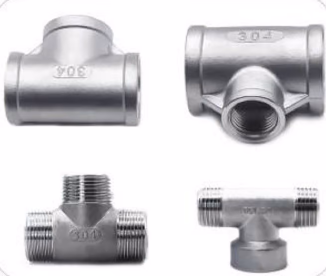 Investment Cast Tee — FerruleX stainless steel fittings