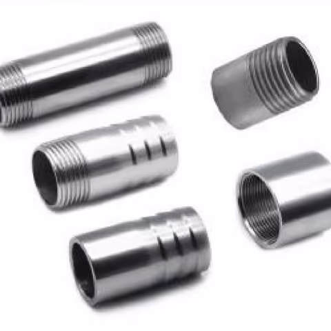 Investment Cast Round Straight Fitting — FerruleX stainless steel fittings