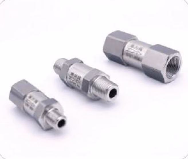 Female Split-Body Check Valve — FerruleX stainless steel fittings