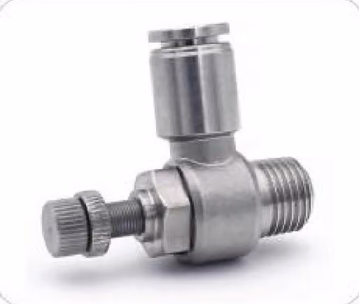 Push-to-Connect Throttle Valve — FerruleX stainless steel fittings