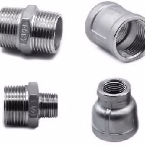 Investment Cast Straight Fitting — FerruleX stainless steel fittings